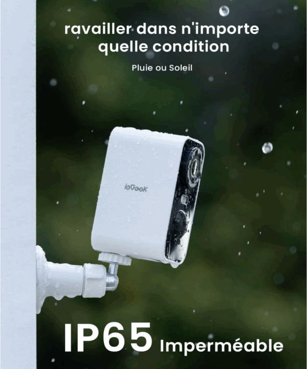 CAMERA DE SURVEILLANCE RECHARGEABLE ETANCHE – Image 7