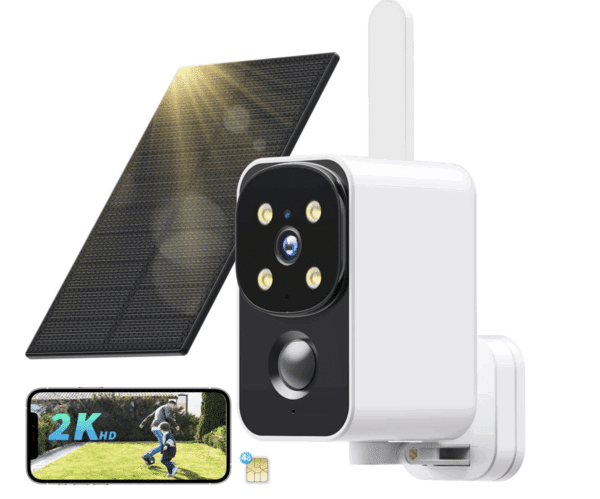 CAMERA DE SURVEILLANCE 4G RECHARGEABLE ETANCHE