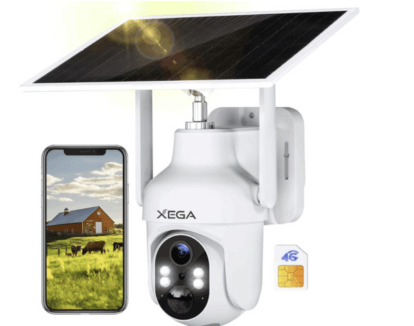 CAMERA XEGA 4G + PANNEAU SOLAIRE – Image 2