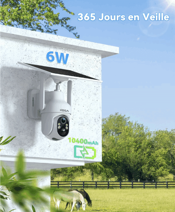 CAMERA XEGA 4G + PANNEAU SOLAIRE – Image 4