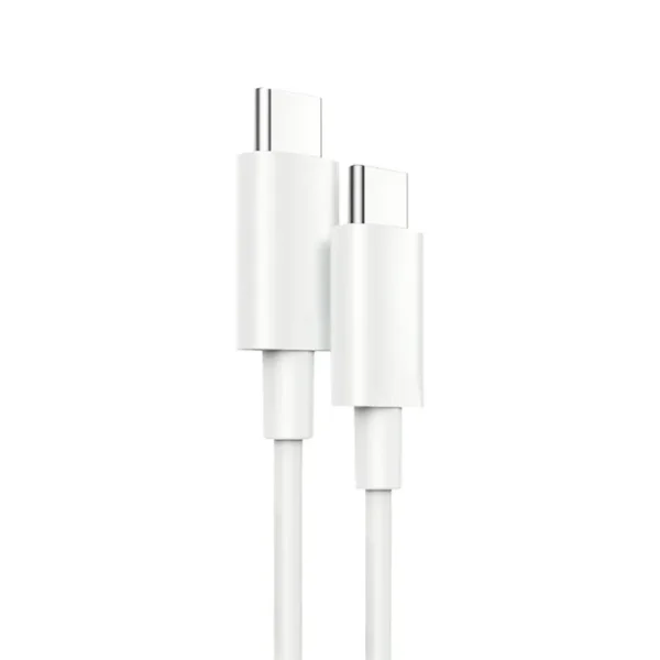 CABLE TYPE C / TYPE C BLANC 2A 1 METRE