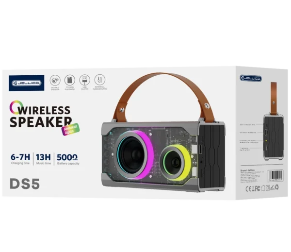 HAUT PARLEUR BLUETOOTH LED DS5 JELLICO – Image 5