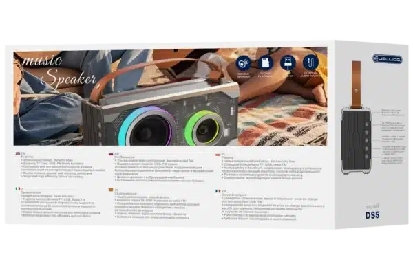 HAUT PARLEUR BLUETOOTH LED DS5 JELLICO – Image 6