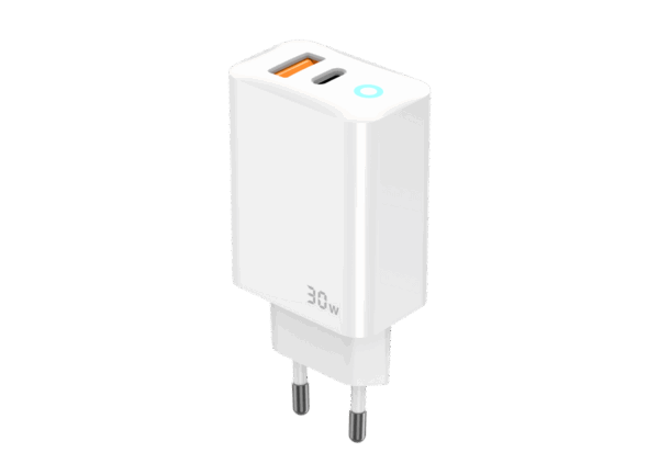 CHARGEUR USB+TYPE C +CABLE C VERS LIGHTNING 30W JELLICO