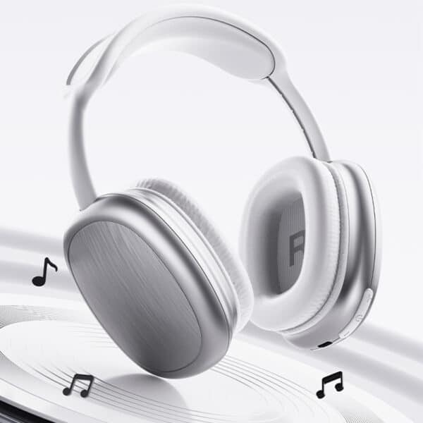 CASQUE ROCK HIFI BLUETOOTH SILVER O5 – Image 2